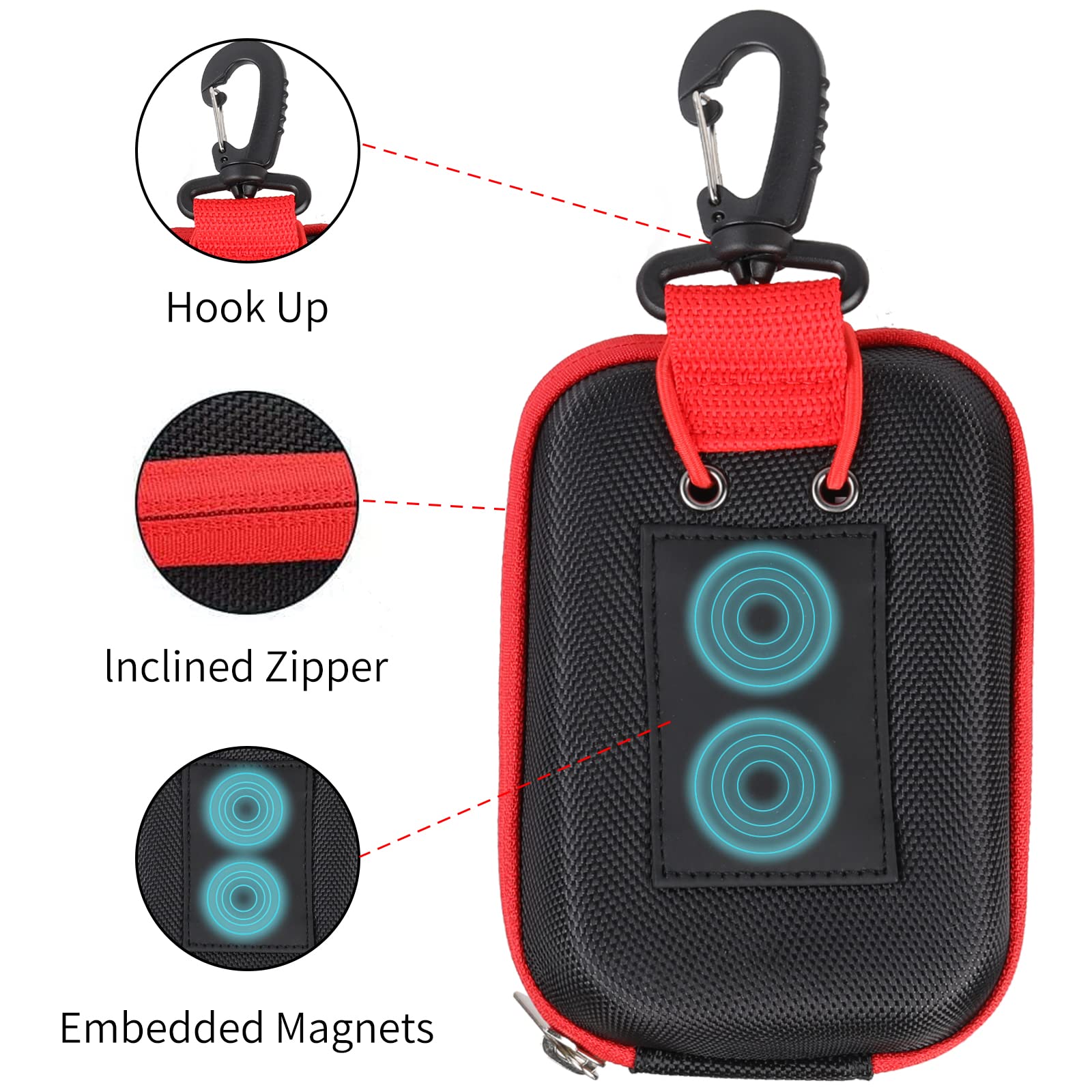 ACHIX Golf Rangefinder Magnet Holder|Rangefinder Case for Golfing
